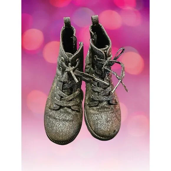 Cynthia Rowley Girl's Sparkly Boots Size 12 - Picture 1 of 8